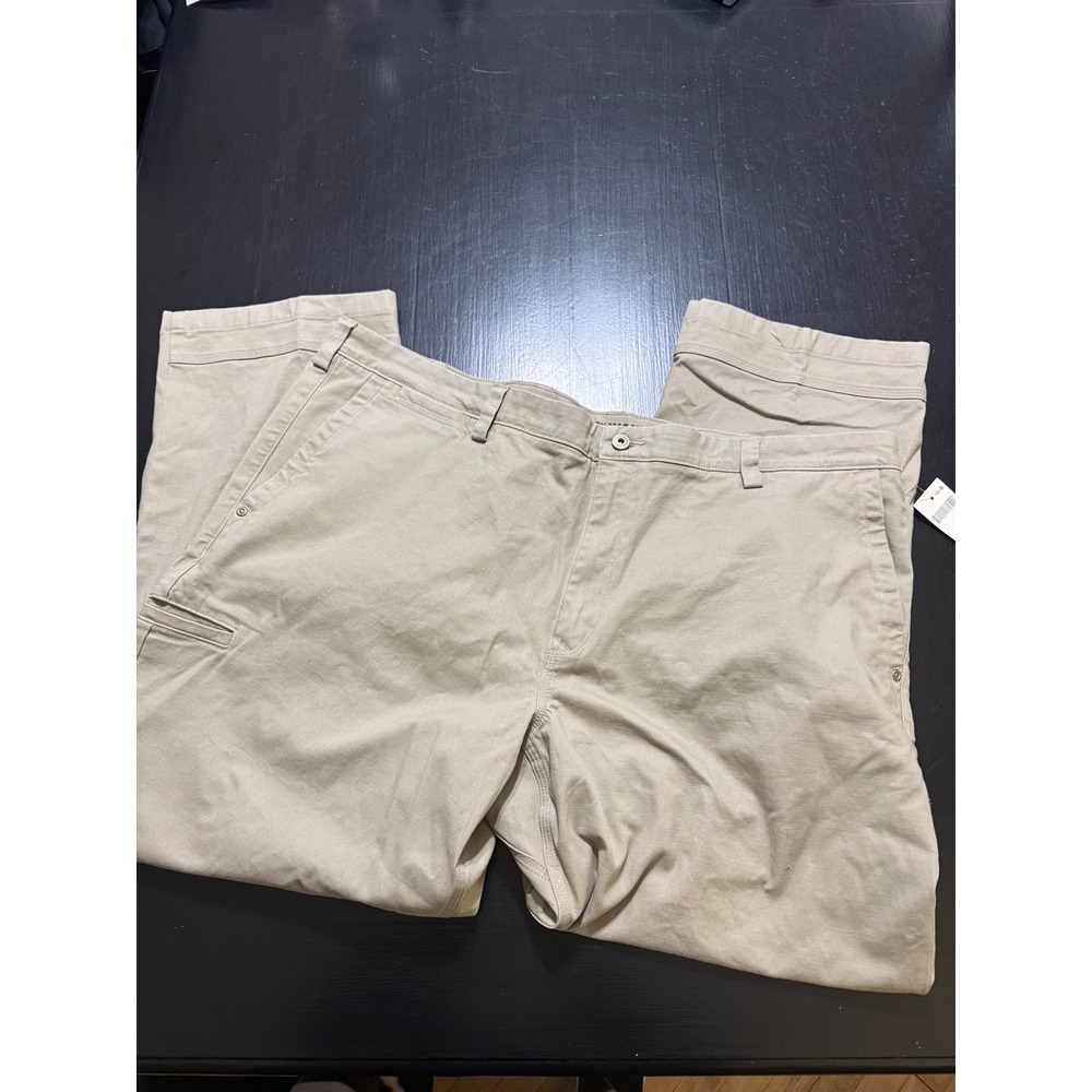 Duluth Trading Co DuluthFlex Ballroom Relaxed Fit Khakis 44x30 Tan 75287 SMT